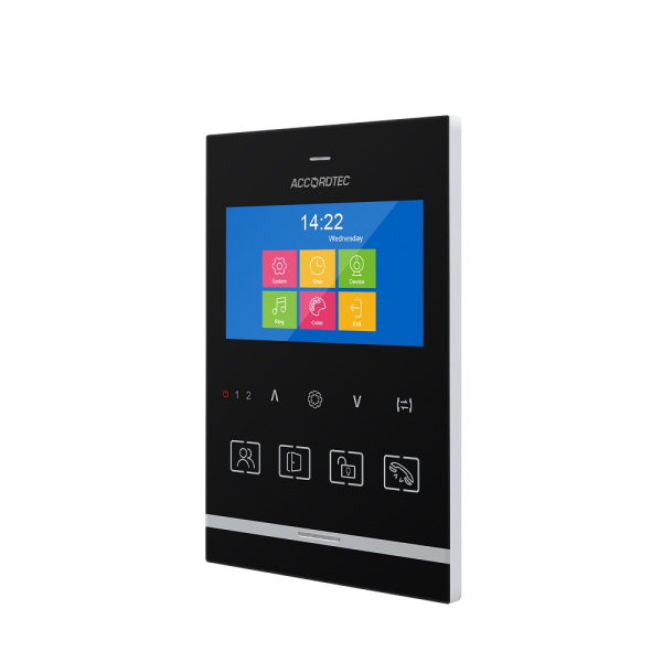 AT-VD434 BL Muon Монитор видеодомофона ACCORDTEC CVBS, 4,3", аналоговый